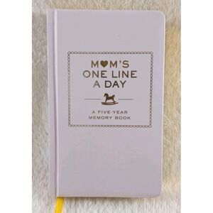 Mom's One Line a‎ Day 5-Year Memory Book Chronicle Books Hardcover Unused